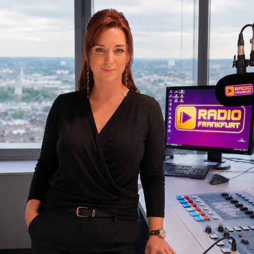 Tamara Heldner im Antenne-Pfalz-Studio