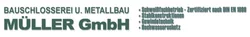 Logo Bauschlosserei Müller GmbH