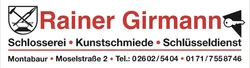 Logo Schlosserei u. Kunstschmiede Rainer Girmann Schlüsseldienst